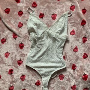 Bershka White Bodysuit